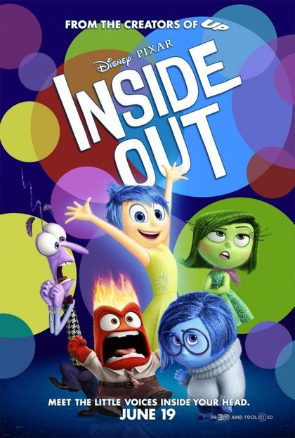 Cartel de la película Del Revés (Inside Out)